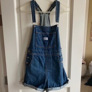 Levi’s Vintage Blue Denim Shortall Overalls